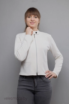 Жакет 713 белый Mita Fashion