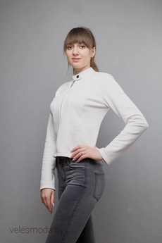 Жакет 713 белый Mita Fashion