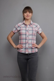 Рубашка 726 клетка Mita Fashion