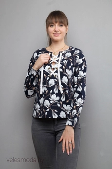 Блузка 1026а магнолии Mita Fashion
