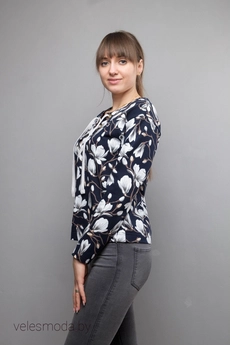 Блузка 1026а магнолии Mita Fashion
