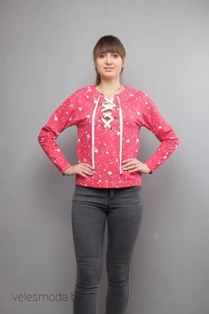Блузка 1026а звезды Mita Fashion