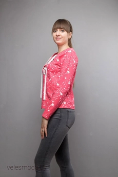 Блузка 1026а звезды Mita Fashion