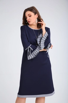 Платье 2232 темно-синий Moda-Versal
