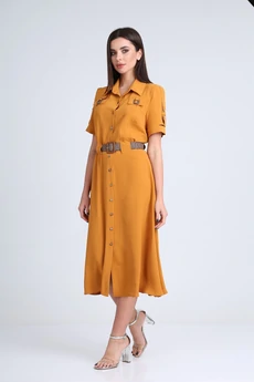 Платье 2298 горчица Moda-Versal
