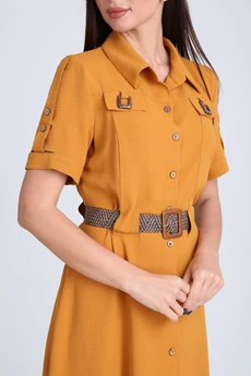 Платье 2298 горчица Moda-Versal