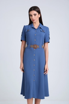 Платье 2298 индиго Moda-Versal