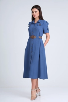 Платье 2298 индиго Moda-Versal