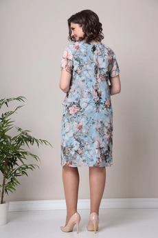 Платье 2327 светло-голубой Moda-Versal