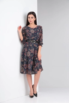 Платье 2363 синий Moda-Versal