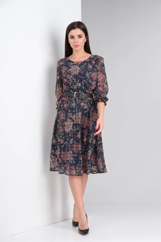 Платье 2363 синий Moda-Versal