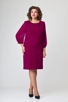 Платье 2419 фуксия Moda-Versal