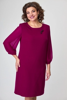 Платье 2419 фуксия Moda-Versal