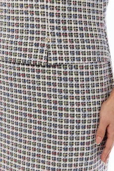 Платье 2506 молочно-синий Moda-Versal