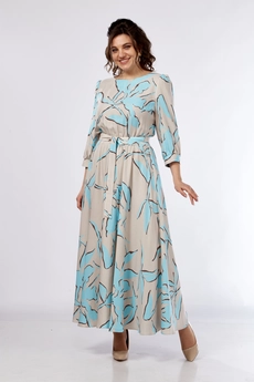 Платье 2525 голубой Moda-Versal