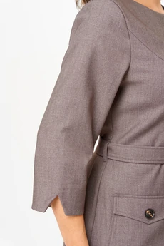 Платье 2559 коричневый Moda-Versal
