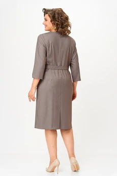 Платье 2559 коричневый Moda-Versal