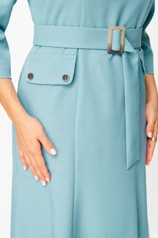 Платье 2560 голубой Moda-Versal