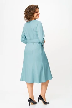 Платье 2560 голубой Moda-Versal