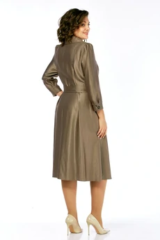 Платье 2564 коричневый Moda-Versal