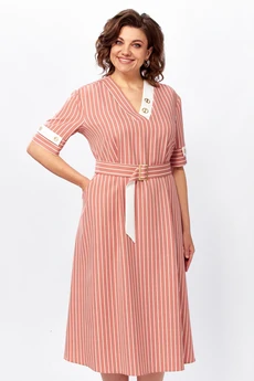 Платье 2642 розовый Moda-Versal