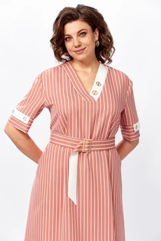 Платье 2642 розовый Moda-Versal