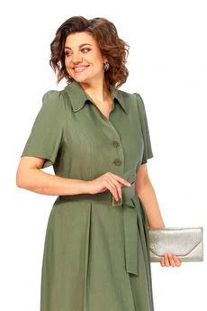 Платье 2662 хаки Moda-Versal