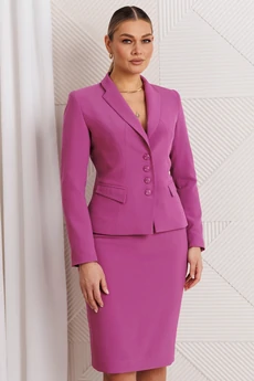 Костюм с юбкой 2224 пурпур Мода-Юрс