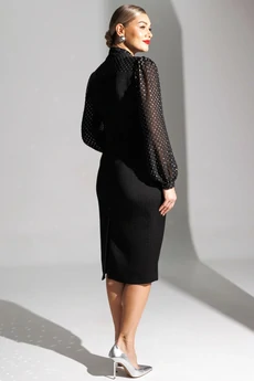Платье 25-2779 черный Мода-Юрс