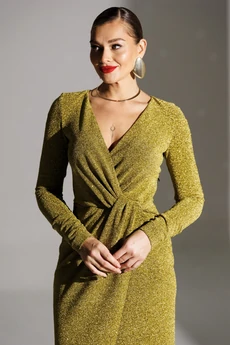 Платье 25-2879 золото Мода-Юрс