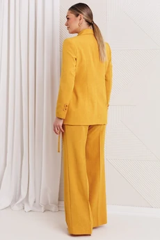 Костюм брючный 26-2669 горчица Мода-Юрс