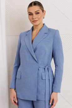 Костюм брючный 26-2669 синий Мода-Юрс