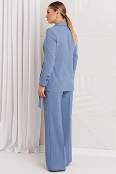 Костюм брючный 26-2669 синий Мода-Юрс