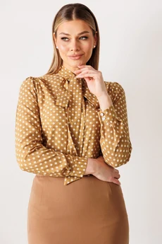 Костюм с юбкой 26-2808 кэмел Мода-Юрс