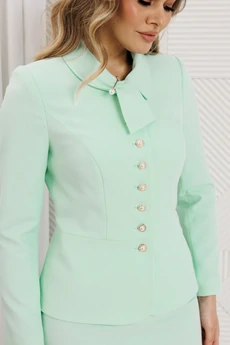 Костюм с юбкой 26-2824 мята Мода-Юрс