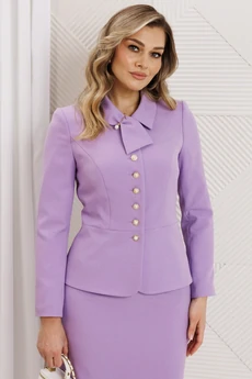 Костюм с юбкой 26-2824 сирень Мода-Юрс