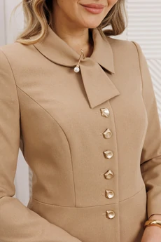 Костюм с юбкой 26-2824 беж Мода-Юрс