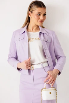 Костюм с юбкой 26-2847 сирень Мода-Юрс