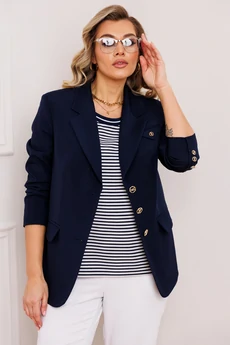 Костюм брючный 26-2891 синий Мода-Юрс