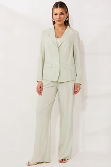 Костюм брючный 26-2924 салатовый Мода-Юрс