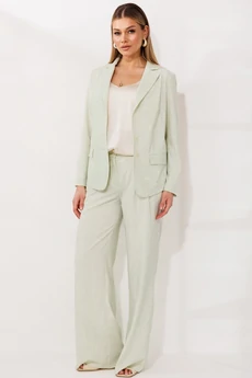 Костюм брючный 26-2924 салатовый Мода-Юрс