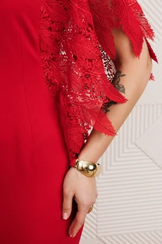 Платье 26-2957 красный Мода-Юрс