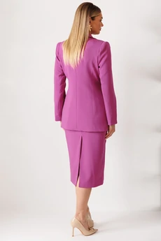 Костюм с платьем 26-2959 пурпурный Мода-Юрс
