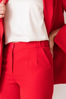 Костюм брючный 26-2960 красный Мода-Юрс