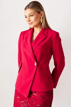 Костюм с юбкой 26-2962 вишня Мода-Юрс