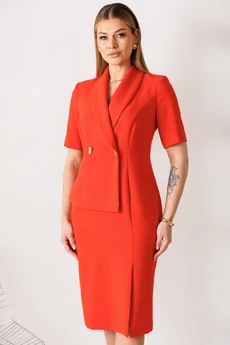 Платье 26-2966 красный Мода-Юрс