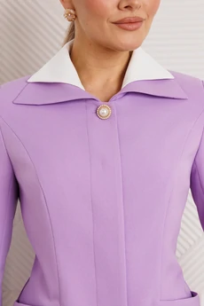 Костюм с юбкой 26-2971 сирень Мода-Юрс