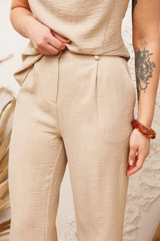 Костюм брючный 26-2972 бежевый Мода-Юрс