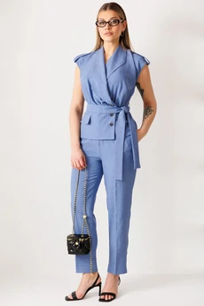 Костюм брючный 26-2975 джинс Мода-Юрс