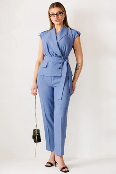 Костюм брючный 26-2975 джинс Мода-Юрс